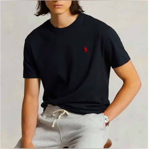 Ralph Lauren Navy Blue Polo T-Shirt, NWT. - Picture 4 of 5